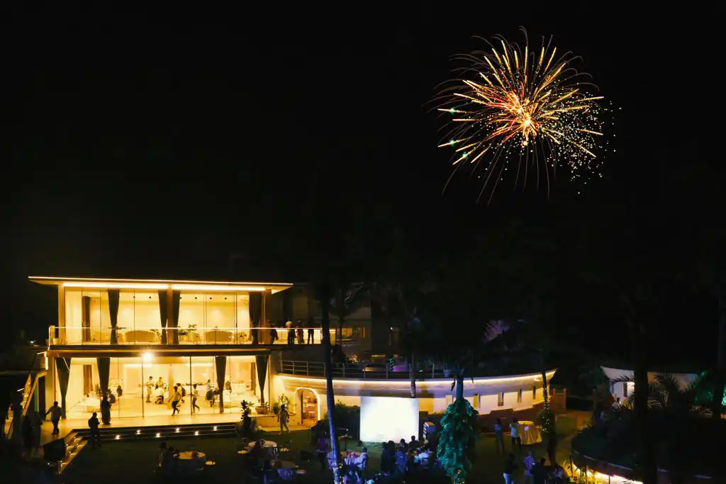 Outdoor wedding venue